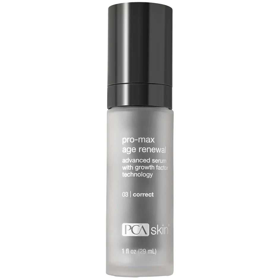PCA SKIN Pro-Max | Age Renewal Suero antienvejecimiento avanzado con tecnología de microfactores de crecimiento 1 oz